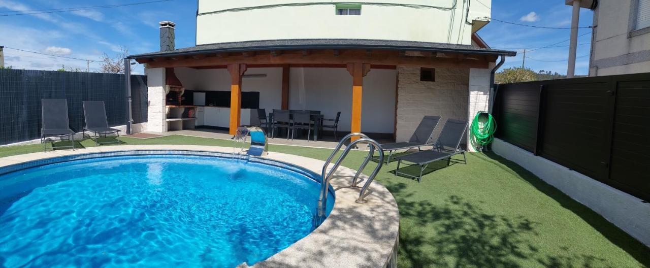 Villa Casa Con Piscina Y Barbacoa Freixido Exterior foto